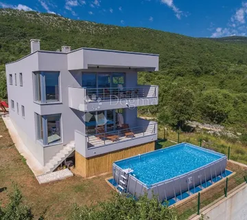 Samostojeća Kuća Sa 2 Luksuzna Stana, Pogled More! Labin, Okolica - Rabac, Labin