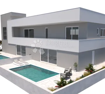 Moderna vila s tri luksuzna stana - cover