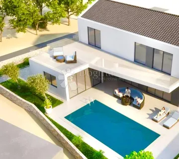 Vila s bazenom u zelenoj oazi  - cover