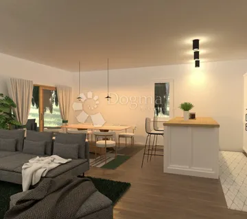 S2 - Prostrani trosobni stan s vrtom u Stobreču, samo 300 m od mora - cover