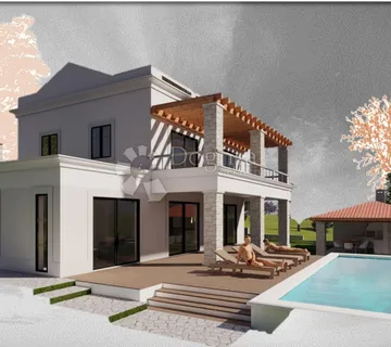 Građevinska parcela na mirnoj lokaciji s idejnim projektom - cover