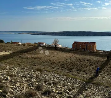 Vlašići Pag zemljište 1392 m2 120 m do mora pogled - cover