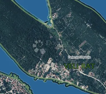 Građevinsko zemljište 2300 m², Verunić - 200 m od mora, idealno za vilu ili kuću za odmor! - cover