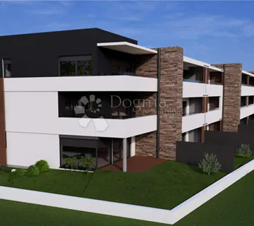 Ekskluzivna novogradnja u Zambratiji - kuća u nizu s pogledom na more i privatnim wellnessom - cover