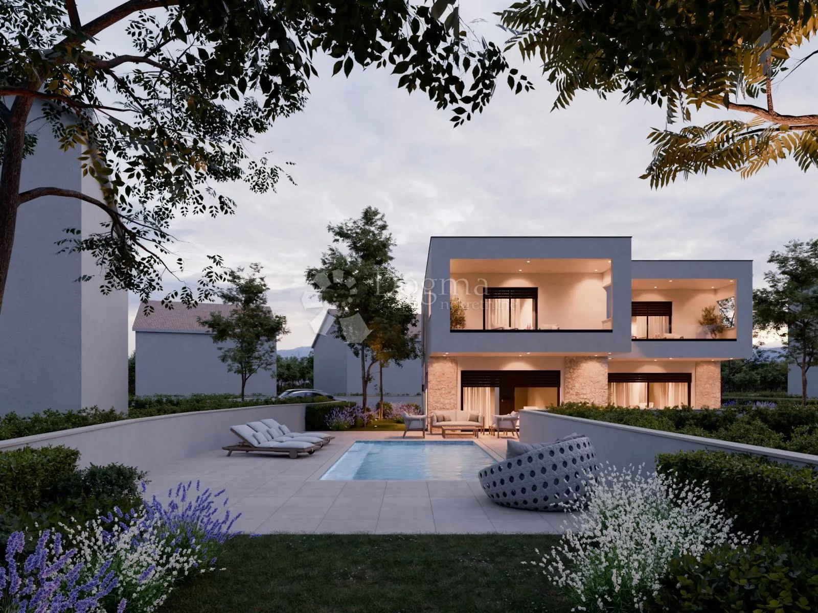 BILICE - Šibenik - luksuzna dvojna kuća s bazenom - cover