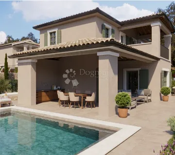 Samostojeća kuća novogradnja – bazen, Krk - cover