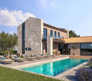 Kanfanar - prekrasno građevinsko zemljište s dozvolom! - cover