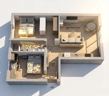 Črnomerec 3s stan Zagreb, tramvajska zona (prodaja) - cover