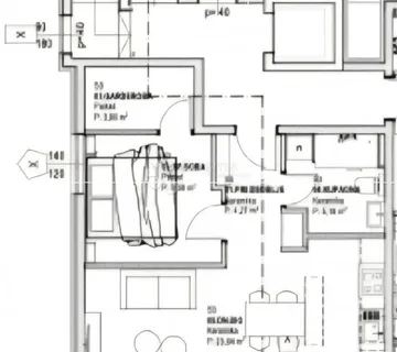 S3, prvi kat, jednosoban stan, Makarska - cover