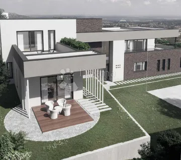 Luksuzni dvosoban stan s terasom i vrtom u urbanoj Vili u Črnomercu (S-2) - cover