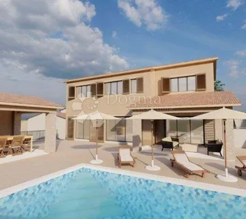 Okolica Žminja- Roh- bau kuća s bazenom i pomoćnim objektom - cover