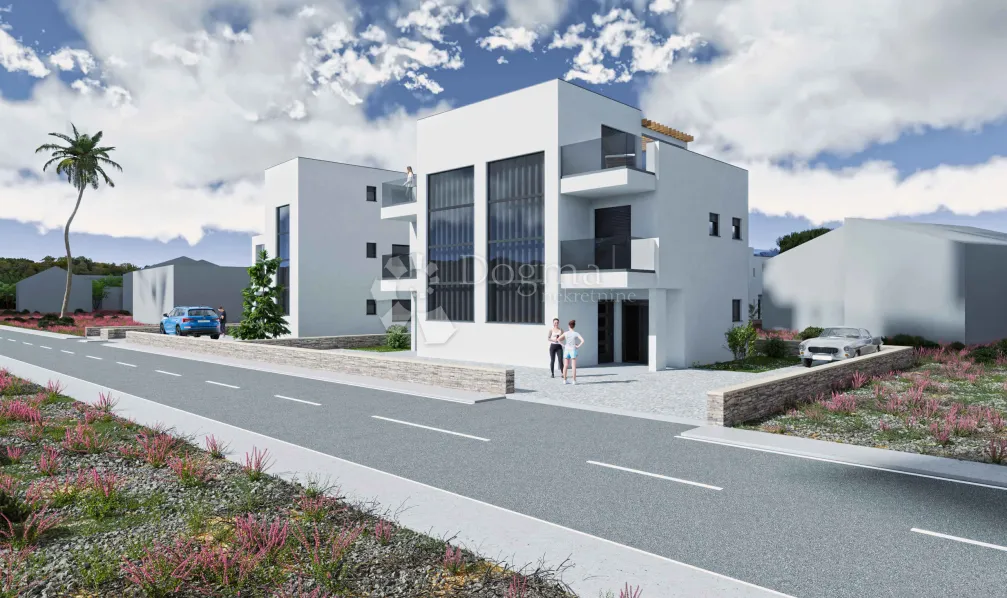 SRIMA - MODERNA DVOJNA KUĆA SA KROVNOM TERASOM - cover