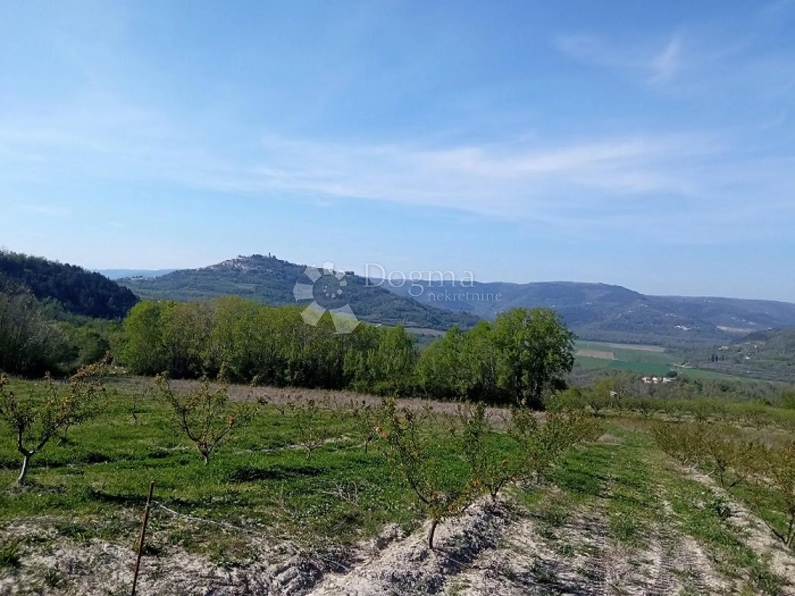 Kompleks zemljišta s otvorenim pogledom na Motovun - cover