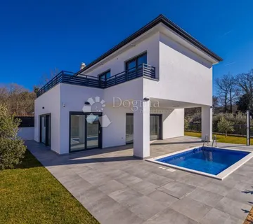 MALINSKA OKOLICA, LIKSUZNA VILA SA BAZENOM I PGLEDOM NA MORE - cover