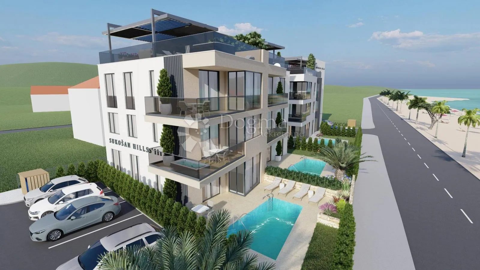 Sukošan - 1. red do mora - Luksuzan penthouse - cover