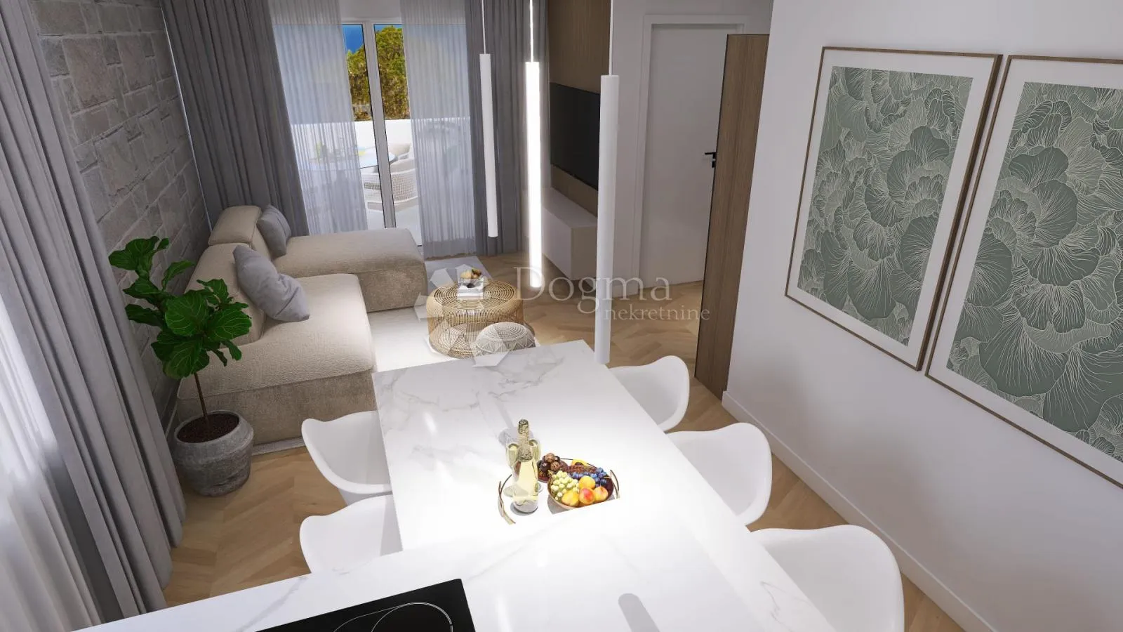 Novogradnja Pag, Mandre, 300 m od mora - cover