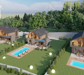 Buzet okolica, luksuzna novogradnja - cover