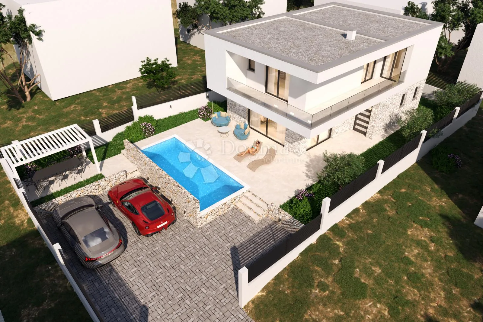 BRODARICA- VILLA S BAZENOM - cover
