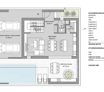 Zemljište sa građevinskom dozvolom u blizini centra Kanfanara - cover