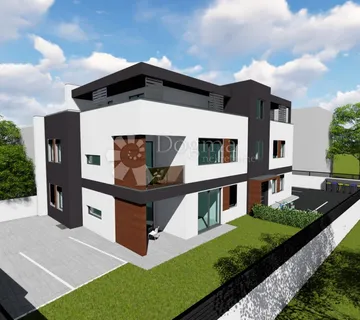 Prostran stan u novogradnji – prvi kat s open space dnevnim boravkom i loggiom u Martanama, Čakovec - cover