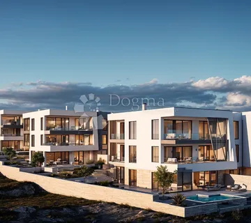 Tribunj | Dvosoban stan S5, 2. kat, pogled na more - cover