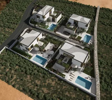 Zaton - 4 LUKSUZNE SAMOSTOJEĆE KUĆE S BAZENOM - cover