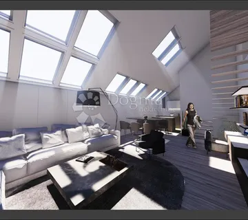 Luksuzni dvoetažni stan u centru Zagreba - cover