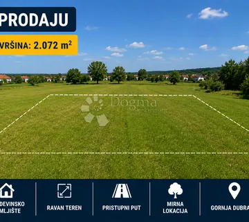 Gornja Dubrava, 2.072 m² s pristupnim putem - Zagreb