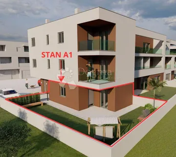 Novoradnja Valmade netto 41,80 m2 - Zgrada S, Stan A1 - Pula