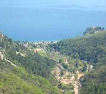 Zemljište - poseban ambijent i pogled - Lovranska Draga, Lovran