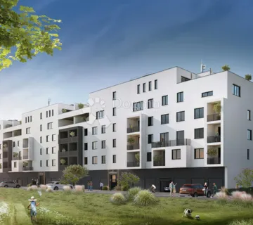 Velika Gorica, NOVOGRADNJA, dvosoban stan 46.87 m2, 1.kat