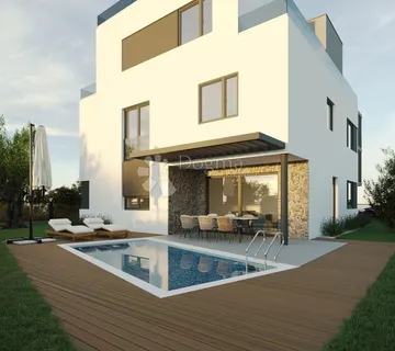 PAKOŠTANE, Stan u novogradnji s vrtom i bazenom S1 - cover