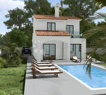 VIŠNJAN- GAMBETIĆI samostojeća vila 140m2 s bazenom - Gambetići, Višnjan
