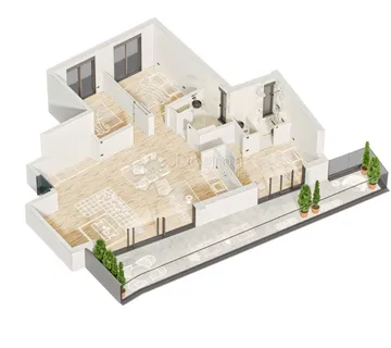 ROGOZNICA- TROSOBNI STAN NA 2.KATU , 40M OD MORA - cover