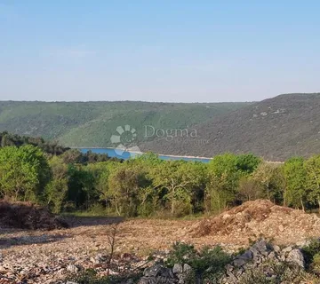POGLED MORE, GRAĐEVINSKA PARCELA, okolica Labina - cover