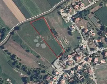 Zemljište za obiteljsku kuću s potokom - Donji Stupnik, Stupnik