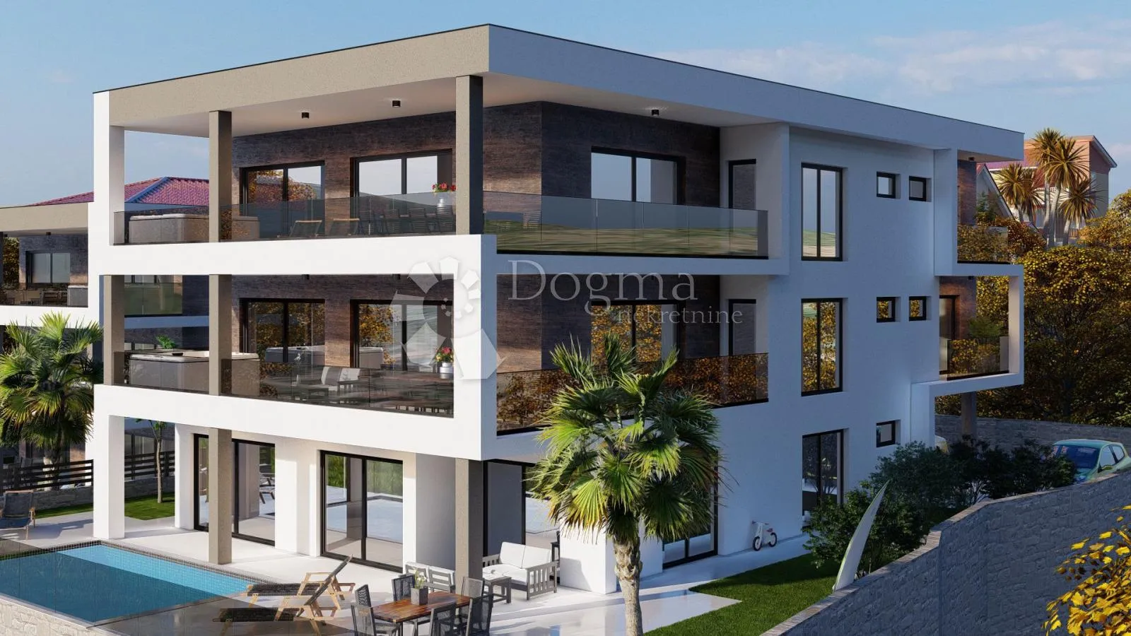 OTOK KRK - LUKSUNI STAN NA PRVOM KATU NOVOGRADNJE - cover