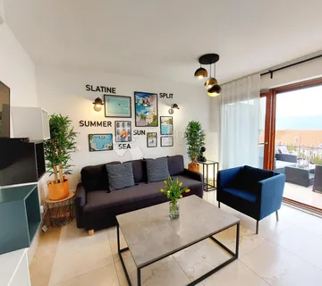 SLATINE, ČIOVO, Moderno uređen stan s terasom - Slatine, Split