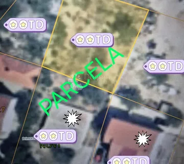 GRAĐEVINSKA PARCELA 1198m2 - Novi Vinodolski