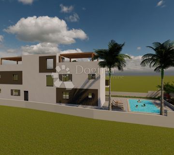 Vodice - novogradnja dvosoban stan u prizemlju sa bazenom S1 - cover