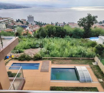 OPATIJA - STAN SA PANORAMSKIM POGLEDOM I BAZENOM - cover