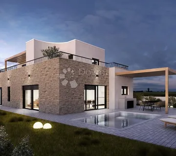 Vodice - luksuzna vila s bazenom na mirnoj lokaciji