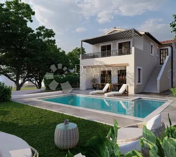Mediteranska Villa S Pogledom Na More - Malinska, Malinska-Dubašnica