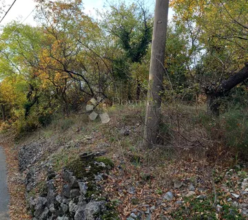 Kostrena, građevinski teren sa pogledom - Rožmanići, Kostrena