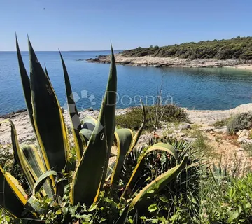 Poljoprivredno zemljište s pogledom na more - 250 m od plaže - Kavran, Marčana