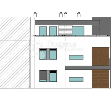 Prostran stan u novogradnji – prvi kat s open space dnevnim boravkom i loggiom u Martanama, Čakovec - cover