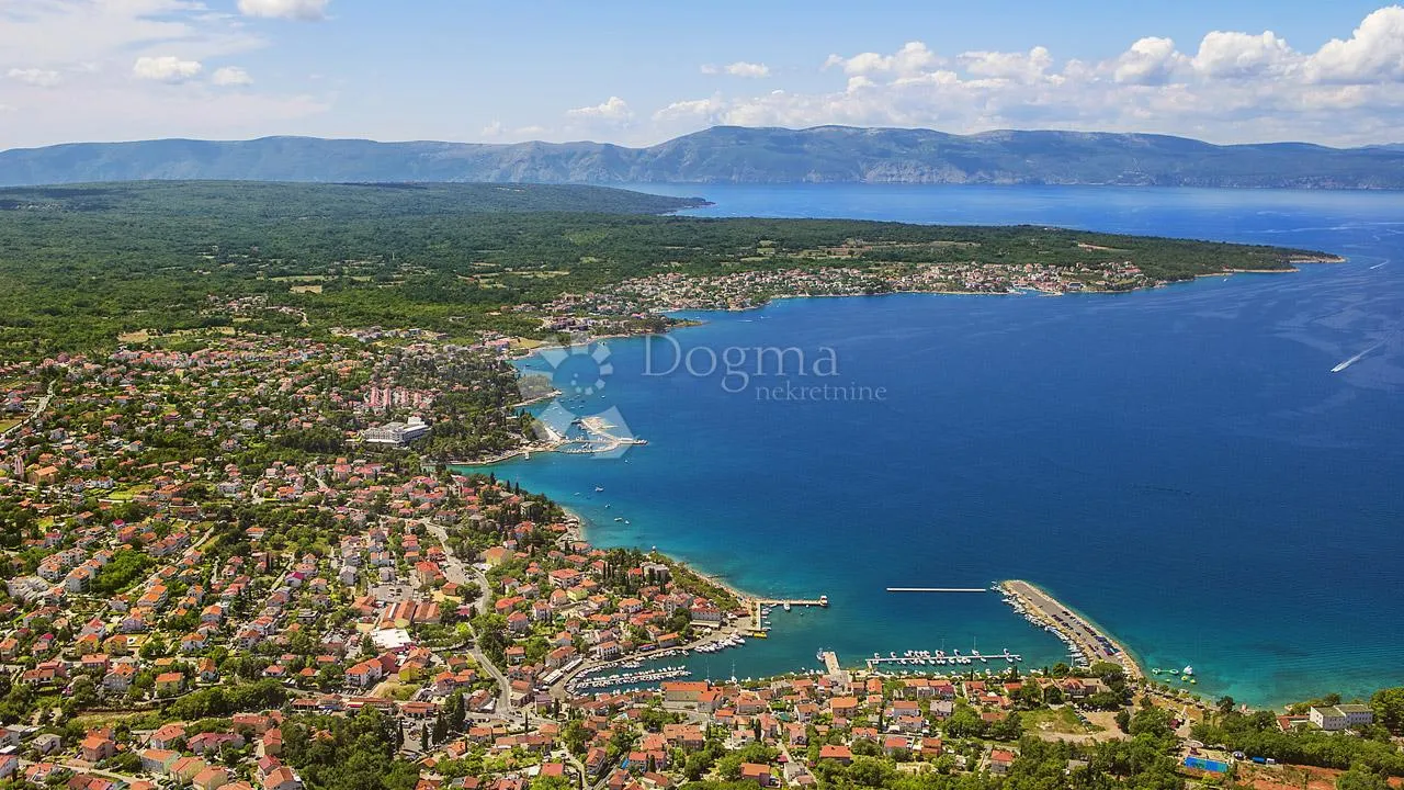 OTOK KRK - MALINSKA - GRAĐEVINSKO ZEMLJIŠTE 600 M OD MORA - cover