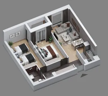 PROJEKT JAHORINA - zgrada B stan 114, potkrovlje - Jahorina, Jahorina