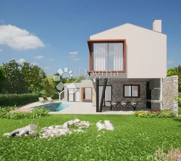 RIJETKOST NA TRŽIŠTU!! Građevinsko zemljište sa idejnim projektom te otvorenim pogledom na more i brežuljke - Labin
