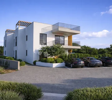 VODICE, Trosoban stan u novogradnji s krovnom terasom